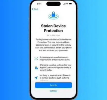 茶陵苹果授权维修店分享被盗设备保护功能开启方法 