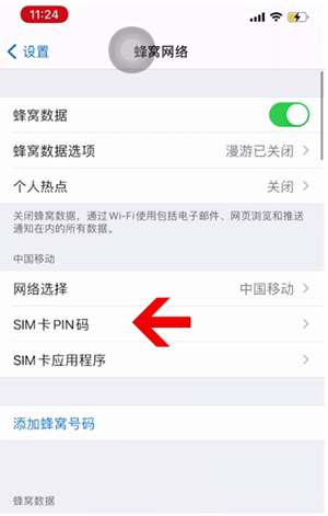 茶陵苹果14维修网分享如何给iPhone14的SIM卡设置密码 