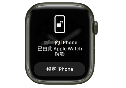 茶陵苹果手机维修分享用 AppleWatch 解锁配备面容 ID 的 iPhone方法 