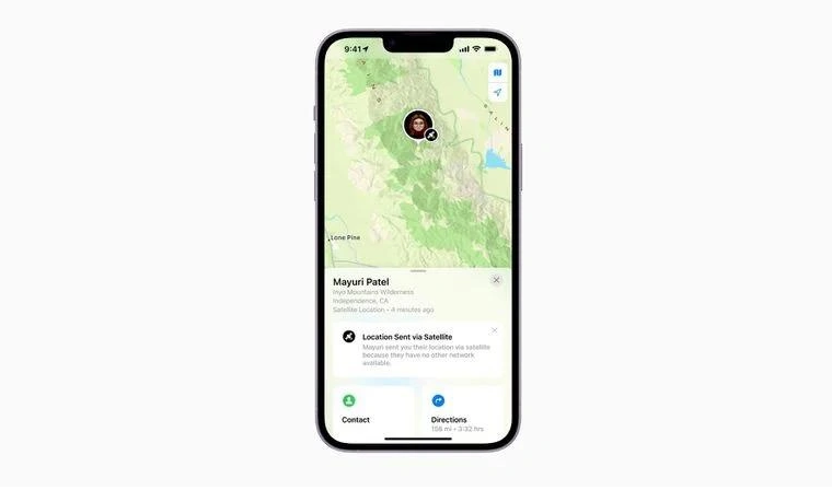 茶陵苹果14维修分享iPhone14系列中 FindMy功能通过卫星分享位置方法教程 