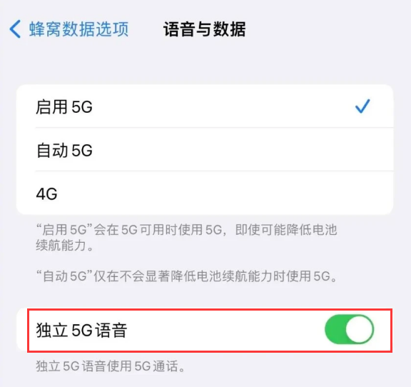 茶陵苹果14维修分享iPhone 14 Pro如何开启VoNR 